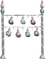 The Pink version of Ornament Garland
