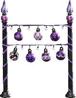 The Purple version of Ornament Garland