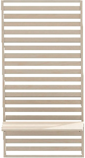 The White Wood version of Medium Wooden Partition