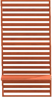 The Cherry Wood version of Medium Wooden Partition