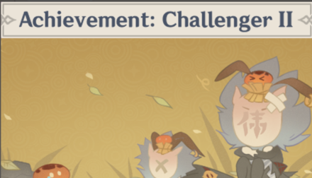 Genshin - Achievement: Challenger II Namecard Showcase