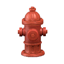 The Red version of Fire Hydrant