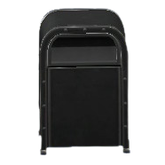 ACNH - The Black version of Steel Trash Can