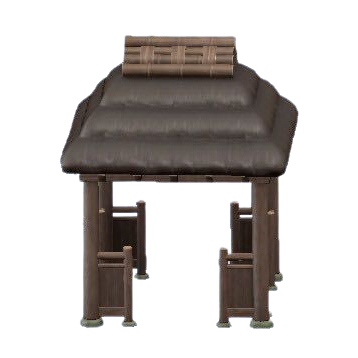 ACNH - The Dark Brown version of Azumaya Gazebo