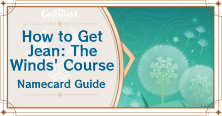 Genshin Impact - How to Get Jean: The Wind