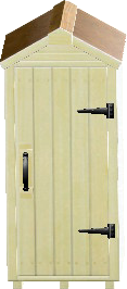 The Ivory version of Wooden Storage Shed