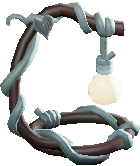 The Gray version of Vine Lamp