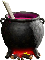 The Pink version of Suspicious Cauldron