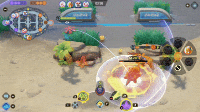 Pokemon UNITE - Venusaur Using Verdant Anger to Steal Drednaw