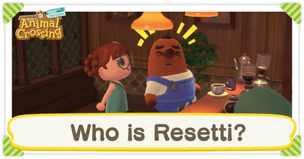 Animal Crossing: New Horizons (ACNH) - Who is Mr. Resetti?