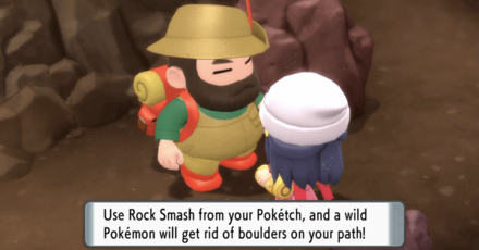 Oreburgh Gate Rock Smash Pokemon BDSP