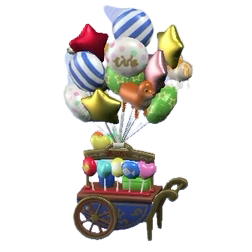 The Vivid version of Plaza Balloon Wagon