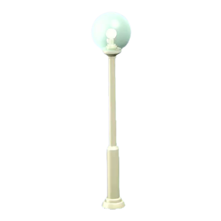 The White version of Round Streetlight