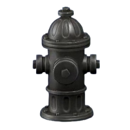 The Black version of Fire Hydrant