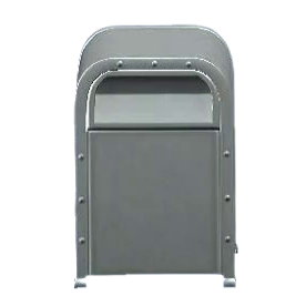 ACNH - Ver.2.0 Nook Miles Rewards - Steel Trash Can - Silver.png