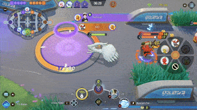 Pokemon UNITE - Alolan Ninetales Using Avalanche and Blizzard