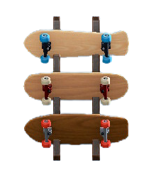 Skateboard Wall Rack Image