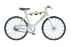 The Ivory version of Mounted Mountain Bike