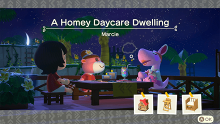 Marcie Theme Name and Required Furniture