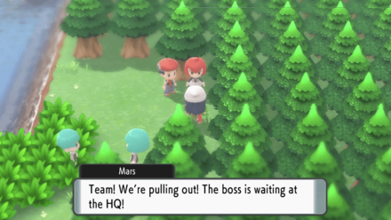Pokemon BDSP - Commander Mars in Lake Verity