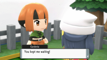 Pokemon BDSP - Gym Leader Gardenia in Eterna City
