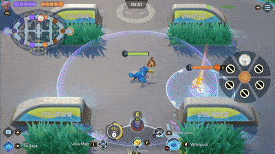 Pokemon UNITE - Cramorant Using Feather Dance on Cinderace