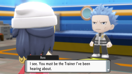 Pokemon BDSP -  Challenge Galactic Boss Cyrus in Veilstone City