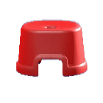The Red version of Bath Stool
