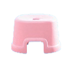 The Pink version of Bath Stool