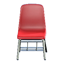 The Red version of Basic School Chair