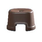 The Brown version of Bath Stool