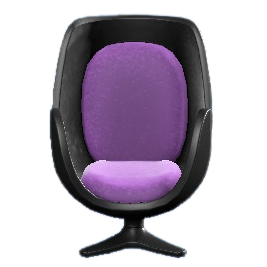 The Black version of Artsy Chair