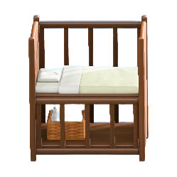 The Dark Wood version of Baby Bed