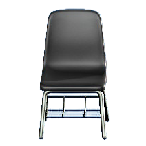 The Black version of Basic School Chair