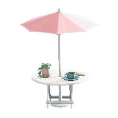 The Pink version of Bistro Table