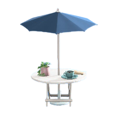 The Navy Blue version of Bistro Table