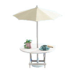 The White version of Bistro Table