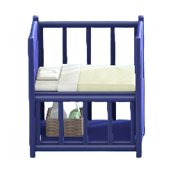 The Blue version of Baby Bed