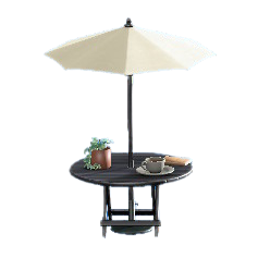 The Black version of Bistro Table