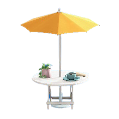 The Yellow version of Bistro Table