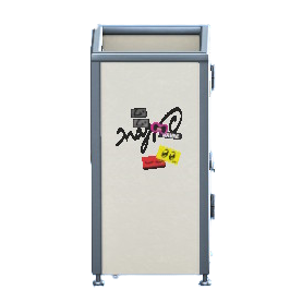 The Graffiti and Stickers version of Bathroom Stall