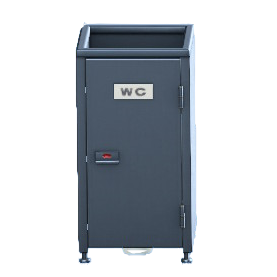 The Silver version of Bathroom Stall