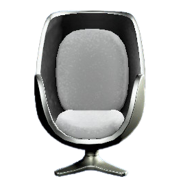 The White (Seat) version of Artsy Chair