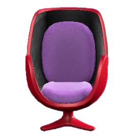 The Red version of Artsy Chair