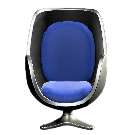 The Blue (Seat) version of Artsy Chair