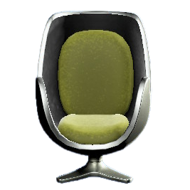 The Moss Green (Seat) version of Artsy Chair