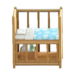 The Blue (Blanket) version of Baby Bed