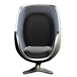 The Black (Seat) version of Artsy Chair
