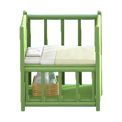 The Green version of Baby Bed