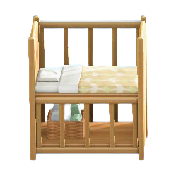 The Beige (Blanket) version of Baby Bed